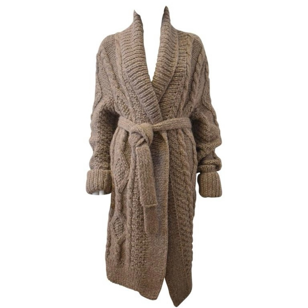 Maison Martin Margiela Replica long alpaca knit cardigan NWT
